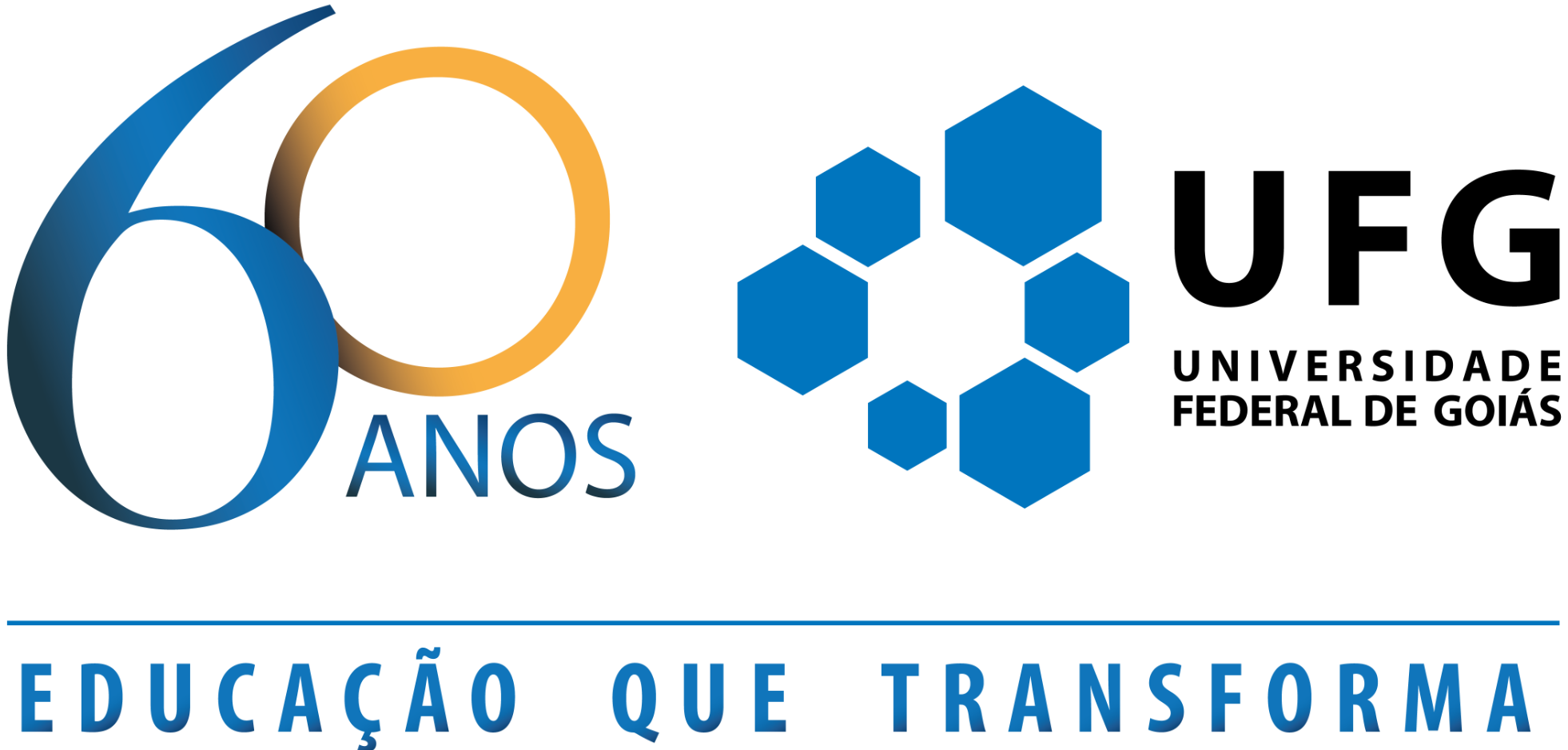 Marca comemorativa de 60 anos da Universidade Federal de Goiás