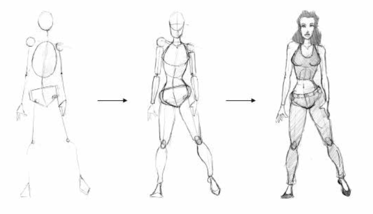 45 Ideias em esboço de anime  Figure drawing reference, Sketches, Art  tutorials drawing