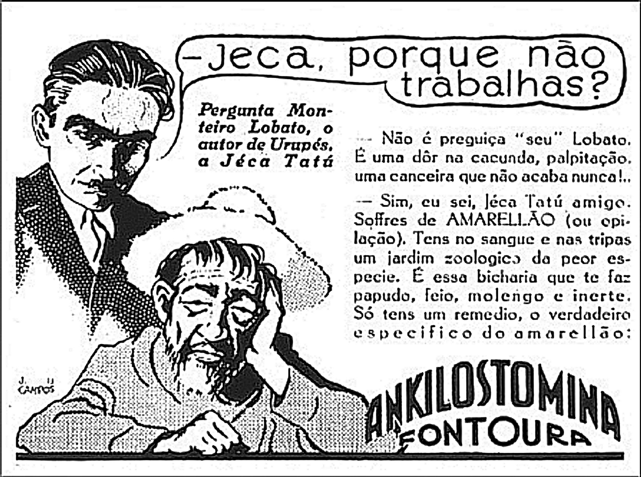 Figura 7. Almanaque do biotômico, 1935, p. 4 (ilustração de J.U. Campos). 